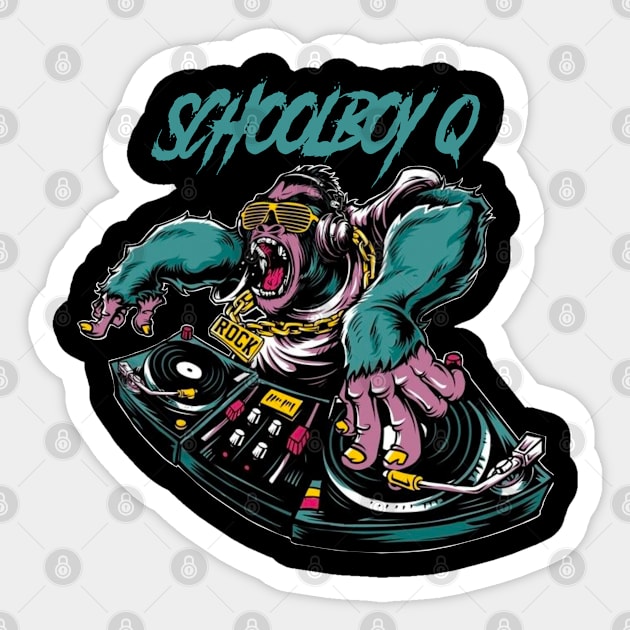 SCHOOLBOY Q BAND Sticker by Tronjoannn-maha asyik 